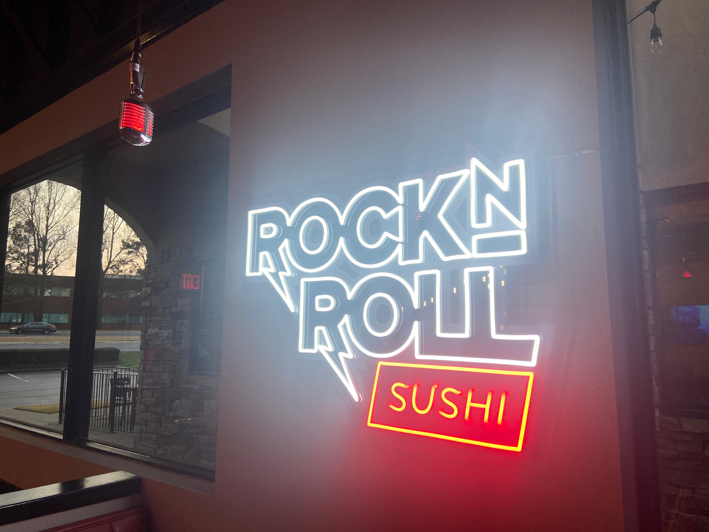 "Rock N Roll Sushi" Neon