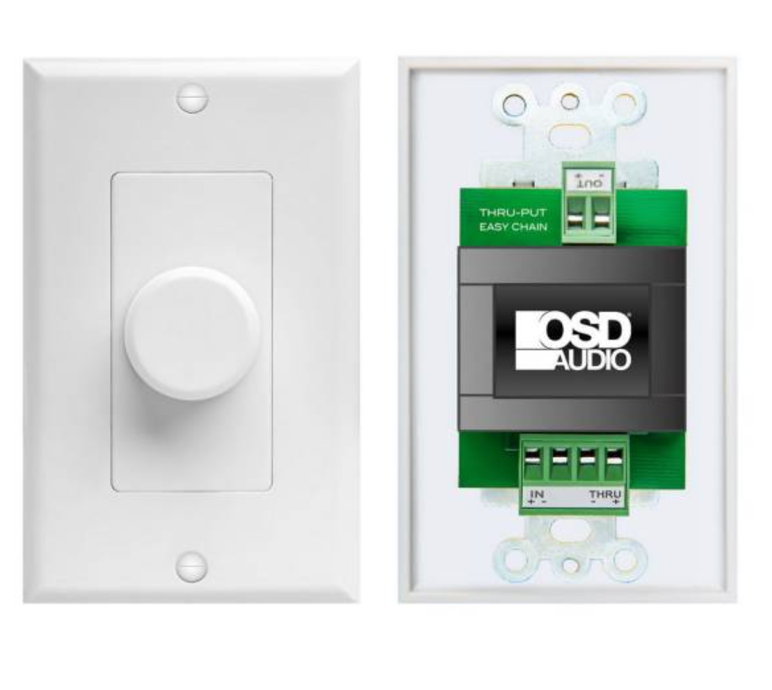 100W High Power Commercial 25/70V In-Wall Rotary Volume Control