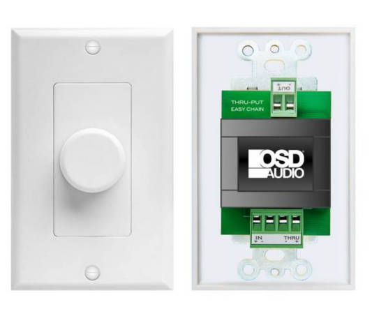100W High Power Commercial 25/70V In-Wall Rotary Volume Control
