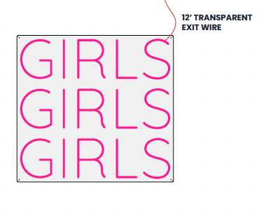 "Girls Girls Girls" Neon