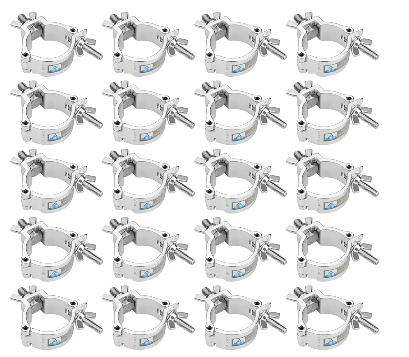 GBGS 20 Pack O-Clamp 2 Inch Lighting Mount